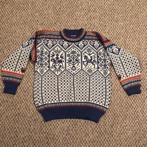 Vintage historic Dale of Norway Lillehammer Olympics wool sweater